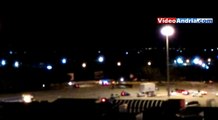 Elicottero dei Carabinieri atterra al parcheggio dell'iper di Andria