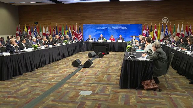 Dışişleri Bakanı Çavuşoğlu, “Kore Yarımadası'nın Güvenlik ve İstikrarı Dışişleri Bakanları Zirvesi'ne katıldı - VANCOUVER