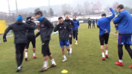 Karabükspor'da Gençlerbirliği maçı hazırlıklarına başladı