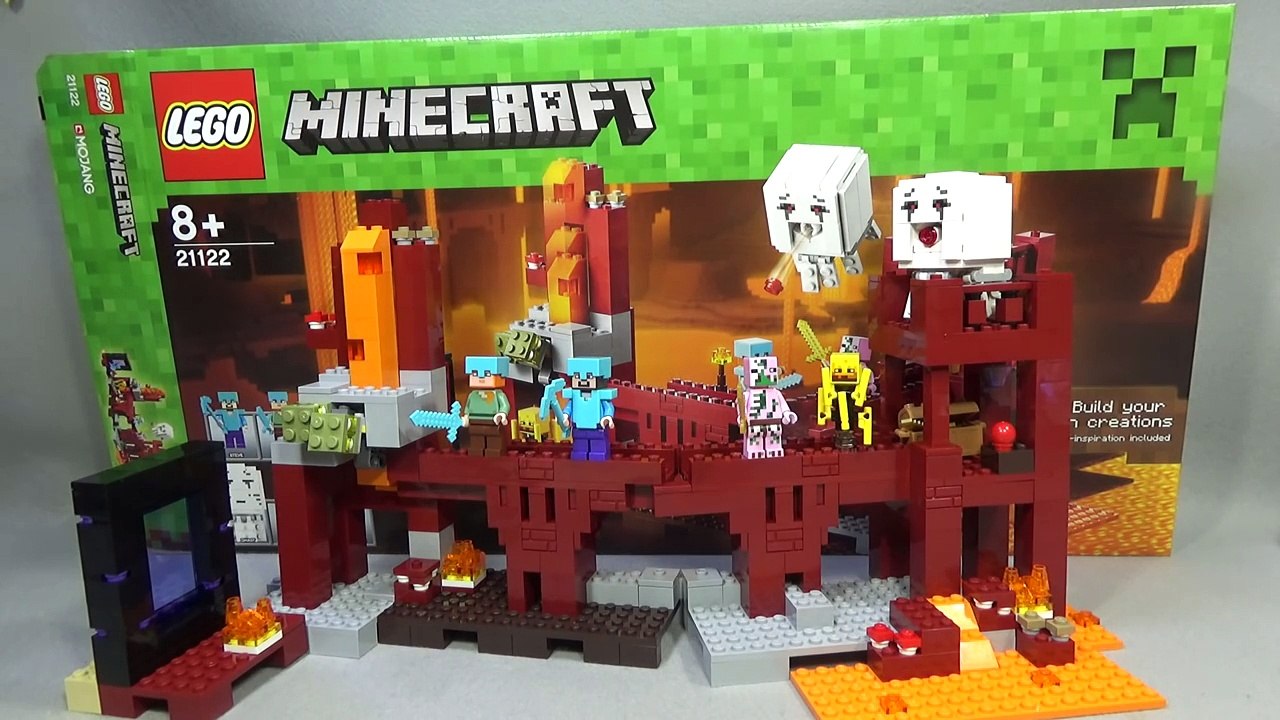레고 마인크래프트 네더 요새 Rebuild Inspiration 21122 지옥 조립 리뷰 LEGO Minecraft The Nether Fortress