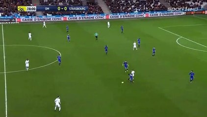Clinton N'Jie  Goal HD - Marseille	1-0	Strasbourg 16.01.2018