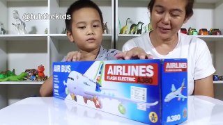 น้องเต๋อ | แกะกล่อง รีวิวของเล่น | เครื่องบิน Air Bus | ของเล่นเด็กชาย