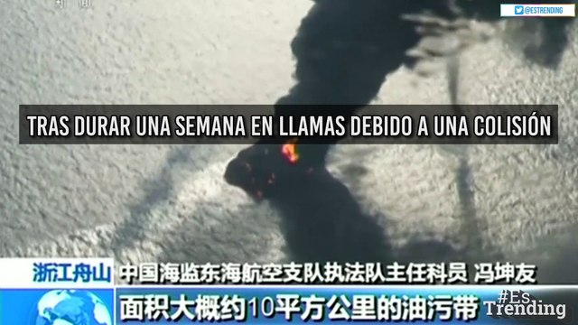 Naufragio de buque iraní deja el peor derrame de petróleo en décadas