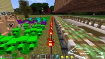 Plants vs. Zombies 2 Minecraft Mod Building Twin Flowers!
