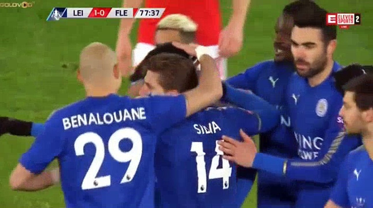 Kelechi Iheanacho Goal HD - Leicester	2-0	Fleetwood Town 16.01.2018