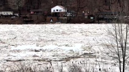 The difference between an ice floe, ice jam and an ice shove