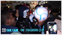 Fan Cam OM - Strasbourg (2-0) : La réaction à chaud des supporters