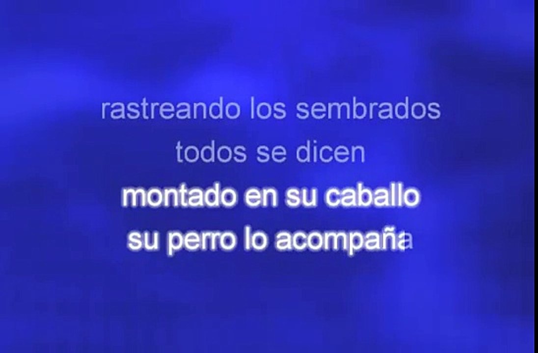 EL ARRACADAS - VICENTE FERNANDEZ - KARAOKE - PISTA Y LETRA