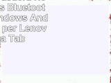 Navitech Tastiera Nera Wireless Bluetooth 3 in 1 Windows  Android  Apple per Lenovo