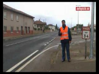 Punto negro en la N-625 entre La Aldea y Sahechores