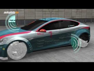 EGT Tesla V2.0, el Tesla de carreras en acción