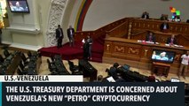 U.S. warns investors over Venezuela's 'Petro' cryptocurrency