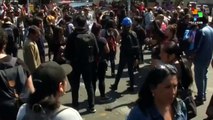 Protests break out during the Pope's visit to Chile