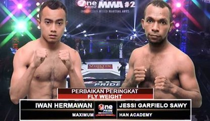 One Pride MMA Fly Weight, Iwan Hermawan VS Jessi Garfielo S