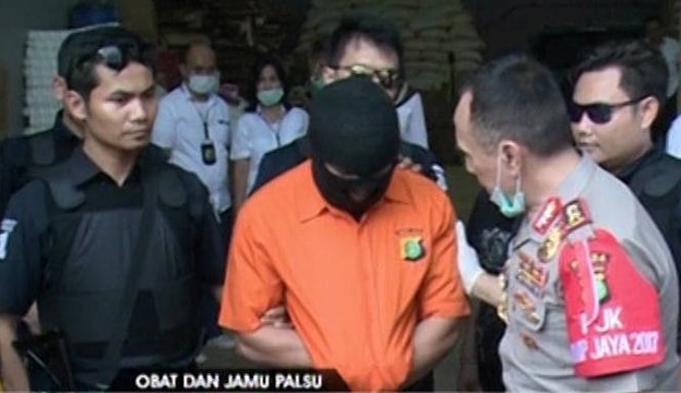 Penangkapan Produsen Obat dan Jamu Palsu