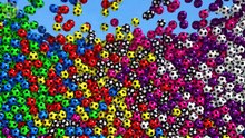 Learn Colors For Kids Children Babies with Colored Soccer Balls-lPBbQwiCItk
