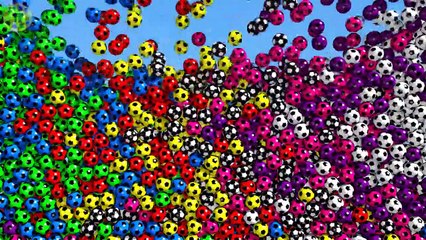 Learn Colors For Kids Children Babies with Colored Soccer Balls-lPBbQwiCItk