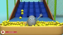 Learn Colors with Baby Surprise Eggs Balls For Children Indoor Playground Famil