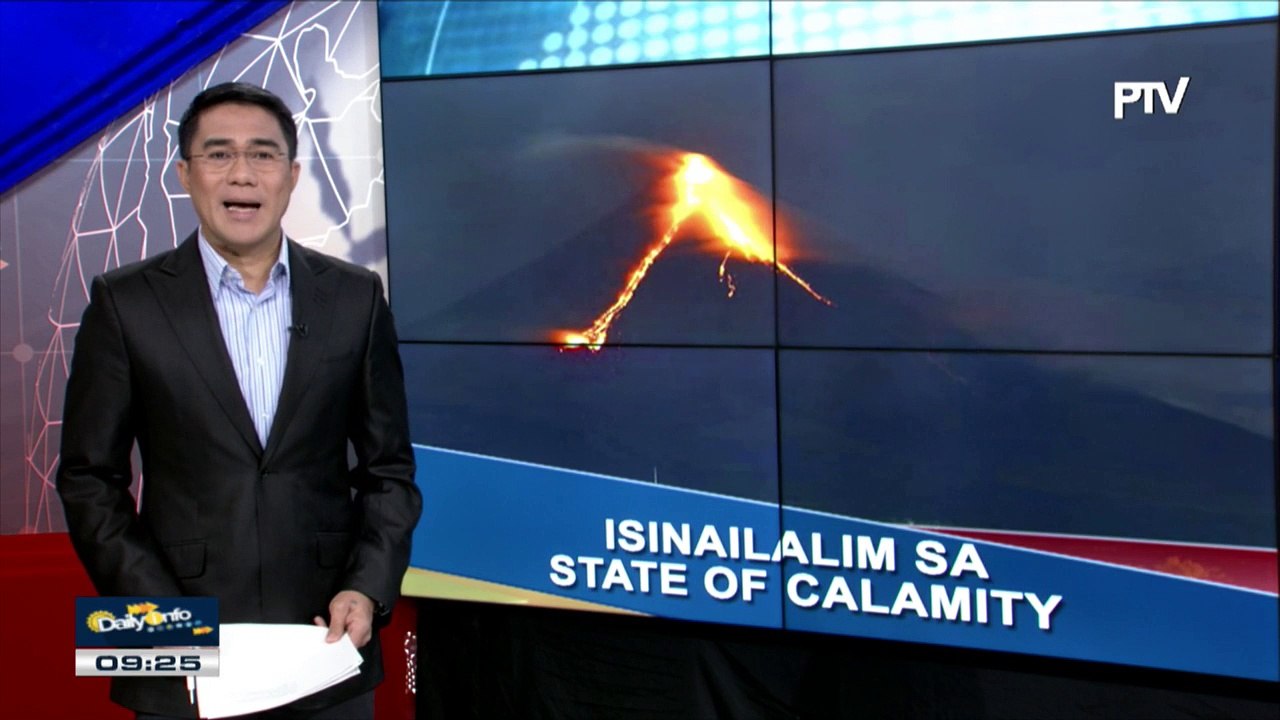 Albay, isinailalim na sa state of calamity; klase sa lalawigan, kanselado rin