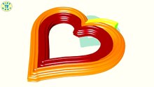 Learn Colors For Kids With 3D Magic Heart For Kids Children
