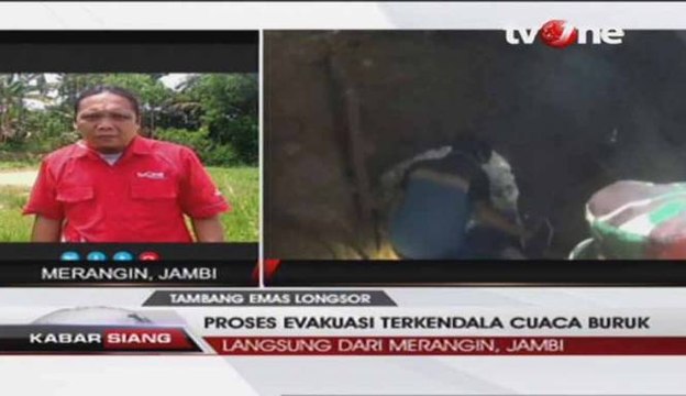 Proses Evakuasi 11 Penambang Emas Terkendala Cuaca Buruk