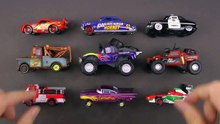 Best Learning Disney Cars Trucks Video for Kids Lighting McQueen Mater C