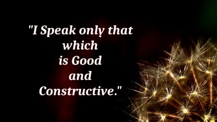 Unity Church of Tidewater: Meditation and Affirmation #10