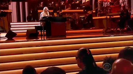 Performing on percussion with Lady Gaga: "I Wish" (Stevie Wonder Grammy Tribute)