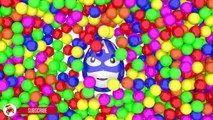 Learn Colors With BALL PIT SHOW for Children - Giant Surprise Eggs Ball