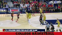Louisville's Ray Spalding Skies For Alley-Oop Dunk vs. Notre Dame