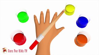 Learn Colors with Rainbow Hand Body Painting Video for Children Finger Family Nursery Rhymes-ZreP