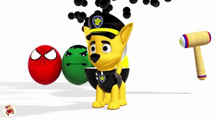 Learn Colors With Surprise Eggs Paw Patrol Cartoon - GIANT EGG SU