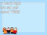 Microcell 8GB microSDHC Memory Card  8gb scheda micro sd per Huawei Ascend Y625