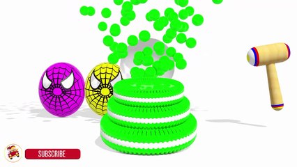 Learn Colors with Surprise Eggs Real Food Mcdonalds for Children