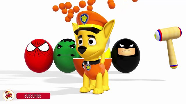 Learn Colors With Surprise Eggs Paw Patrol Cartoon - GIANT EGG SURPRISE OPENING PAW PATROL-3
