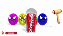 Learn Colors with Surprise Eggs Real Food Mcdonalds for