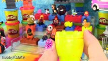 Colors with Lego Play-Doh Surprise Eggs! Duplo Mold Handmade - Learning Fun HobbyKidsT