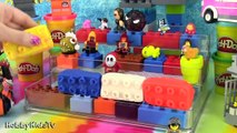 Colors with Lego Play-Doh Surprise Eggs! Duplo Mold Handmade - Learning Fun HobbyKidsTV