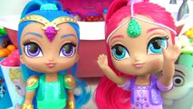 Nick Jr. SHIMMER & SHINE Bath Tub Gumball Adventure Toy Surprise, Shopkins Happy Places Candy / TUYC