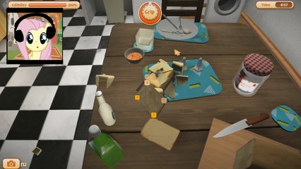 Fluttershy plays I am Bread