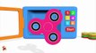 Learn Colors Microwave Oven Rainbow Fidget Spinner Vehicles For