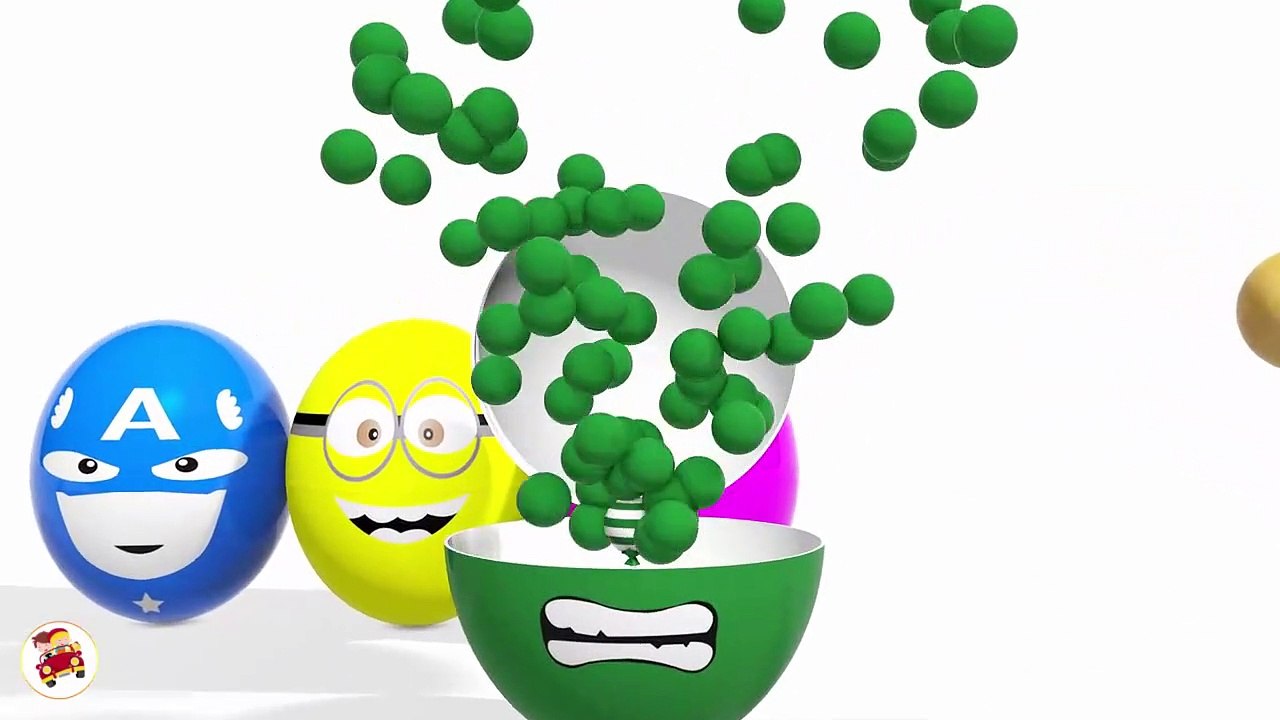 Colors for Children to Learn With Surprise Eggs Lollipop -  Learning Colours For Kids-yWisk