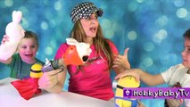 RABBIDS SUPERMAN MINION BLASTER! Nickelodeon Toy Review   Play HobbyKids on HobbyBabyT