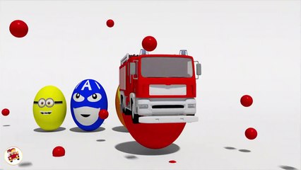 Learn Colors With SURPRISE EGGS Street Veh