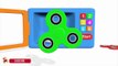 Learn Colors Microwave Oven Rainbow Fidget Spinner Vehicles For Children Kid Learning Colours-NH