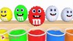 Colors for Children to Learn With Surprise Eggs M&M Candy Finger Family Nursery Rhymes-_X