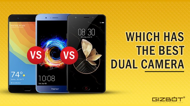 OnePlus 5 vs Honor 8 Pro vs Nubia M2 Which has the best dual-camera setup ! - GIZBOT