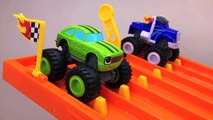 Monster Trucks for Kids #1 Blaze and the Monster Machines Racing for Children & Toddlers Hot Wh