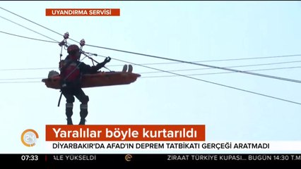 Deprem tatbikatı gerçeği aratmadı