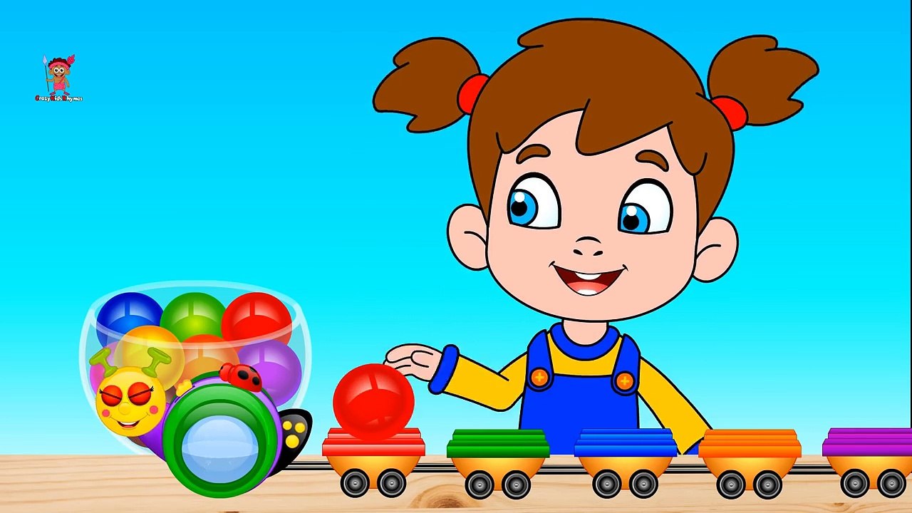 Learn Colors Numbers 1 - 10 with Caterpillar Train Toy - Baby Preschool Learning Videos